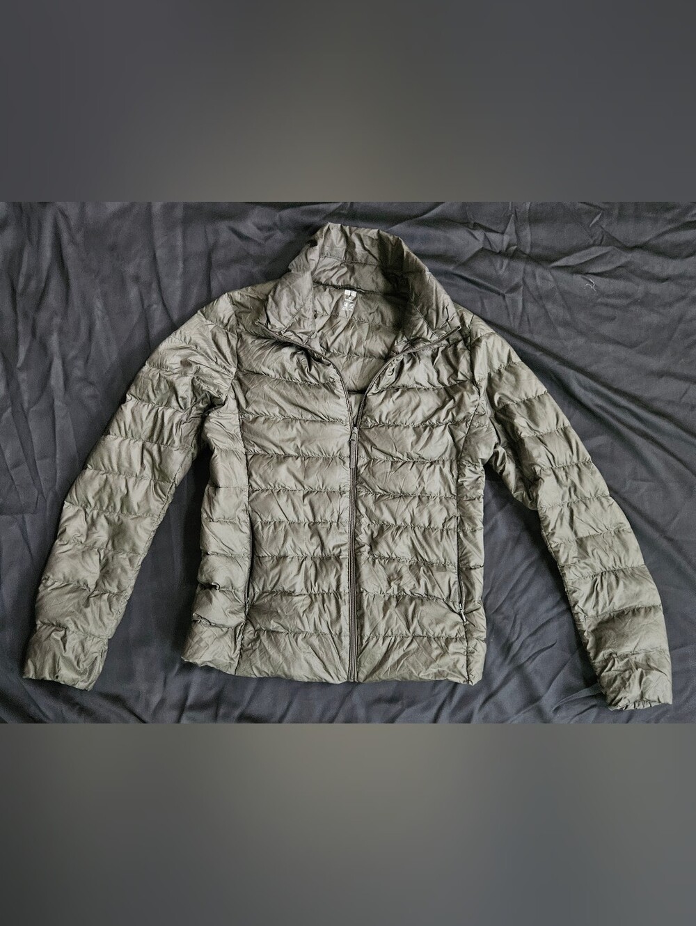 Uniqlo Women's Olive Quilted Ultraight Puffer Jacket Size Medium